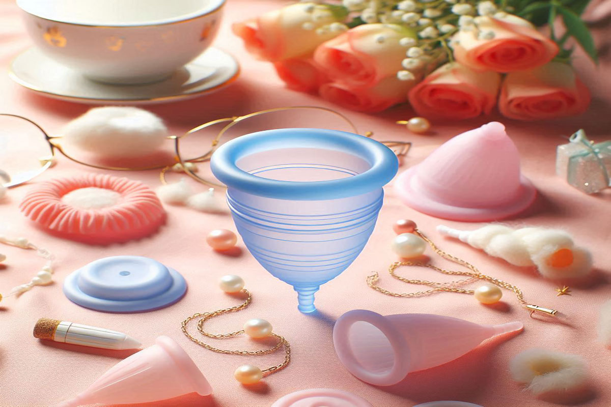 کاپ قاعدگی برای باکره ها کاپ قاعدگی به رنگ آبی