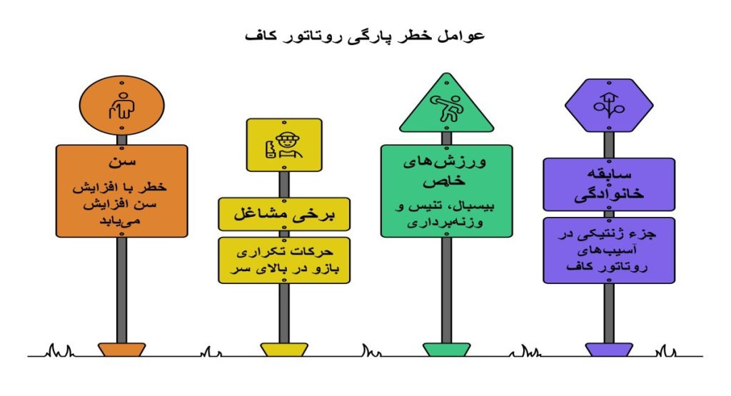 عوامل خطر پارگی روتاتور کاف عوامل خطر پارگی روتاتور کاف